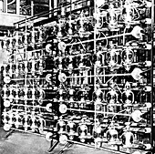 Transmitting valves at Marconi Station, 1926