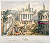 Opening of the Royal Exchange, City of London, 1844