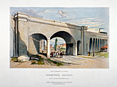 London and Greenwich Railway bridge, London, 1836