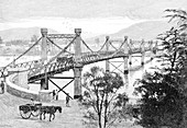 The Bridge, Rockhampton, Queensland, Australia, 1886