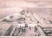 Thames Haven Dock, London, c1830