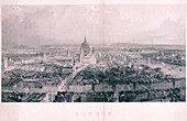 Panoramic view of London, 1846