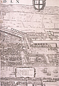 Map of London, 1560