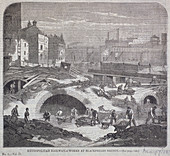Blackfriars Bridge, London, 1863