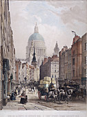 Fleet Street, London, c1850