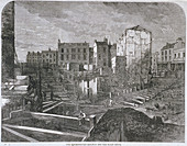 Construction of the Metropolitan Railway and Fleet Ditch