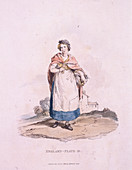 A match girl, Provincial Characters, 1813
