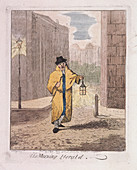 The Morning Herald' from Cries of London, 1826