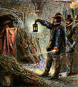 The Capture Of Guy Fawkes', 1605, (c1850)
