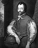 Sir Francis Drake, English navigator and privateer