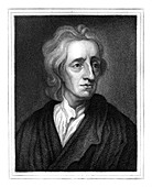 John Locke, English philosopher, (1825)