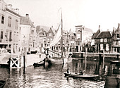 Canal yard, Dordrecht, Netherlands, 1898