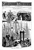 Thomas Edison's generator for electric light, 1879