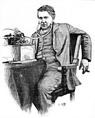 Thomas Alva Edison, American inventor, c1906