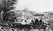 Fuegians at Woollya, 1831