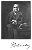 Thomas Henry Huxley, English biologist, 1883