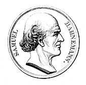 Samuel Hahnemann, German physician, 1860