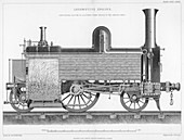 Typical British passenger steam locomotive, 1888