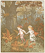 Scene from The Babes in the Wood, 1878