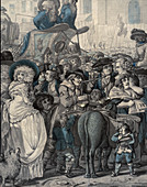 A detail from 'Westminster Election of 1788'