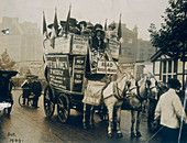 Votes for Women cart, October 1909