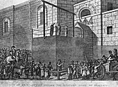 Execution, Newgate Prison, London, c1809