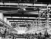 The Daimler chassis shop, c1911-c1914