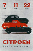 Poster advertising Citroen cars, 1934