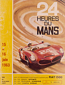 A programme advertising Le Mans 24 Hours, 1963