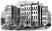 King's College Hospital, Portugal Street, London, c1860s