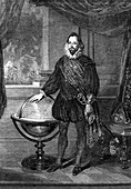 Sir Francis Drake, 16th-century navigator, sailor and pirate