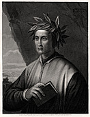 Dante Alighieri, Italian poet, 19th century