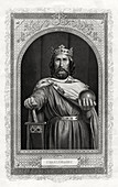 Charlemagne, king of the Franks, 1875