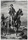 Gallic horseman, 19th century