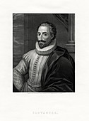 Miguel de Cervantes, Spanish novelist, poet and playwright