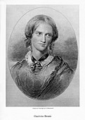 Charlotte Bronte, English novelist, 1850