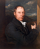 Richard Trevithick, English engineer and inventor, 1816