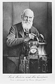 Lord Kelvin and his compass, 1902