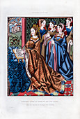 Margaret, Queen of Henry VI, and her Court, mid-15th century