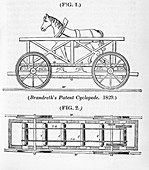 Brandreth's horse powered locomotive 'Cycloped', 1829