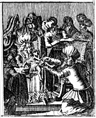 Ceremony of Circumcision, Basel, 1739