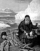 English navigator Henry Hudson on his last voyage