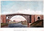 Iron bridge across the Severn, Coalbrookdale, England