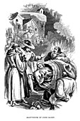 Burning of John Badby for heresy, 1410