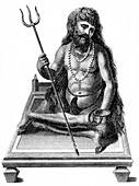 A Yogi meditating, 1811