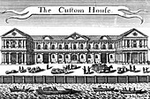 The Custom House, London, c1660