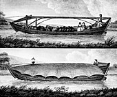 Canal boat, 1796
