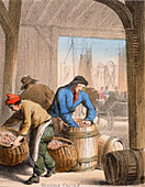 Herring Curing', c1845