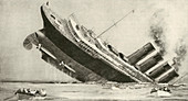 The sinking of the 'Lusitania', 7 May 1915