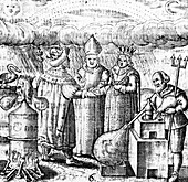 Sixth Key of Basil Valentine, German monk and alchemist